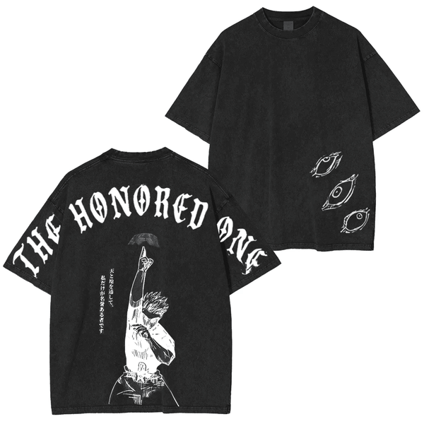 חולצת ג'וג'וטסו קאיזן - סאטורו גוג'ו