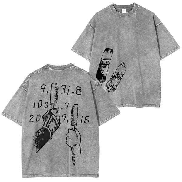 חולצת נארוטו - נארוטו וג'יראייה